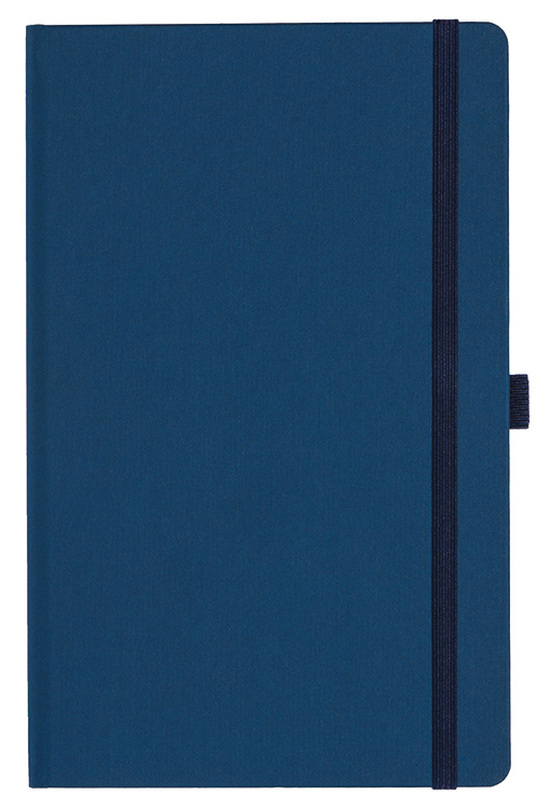 Notizbuch Style Medium im Format 13x21cm, Inhalt liniert, Einband Fancy in der Farbe Royal Blue