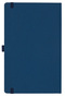 Notizbuch Style Medium im Format 13x21cm, Inhalt liniert, Einband Fancy in der Farbe Royal Blue