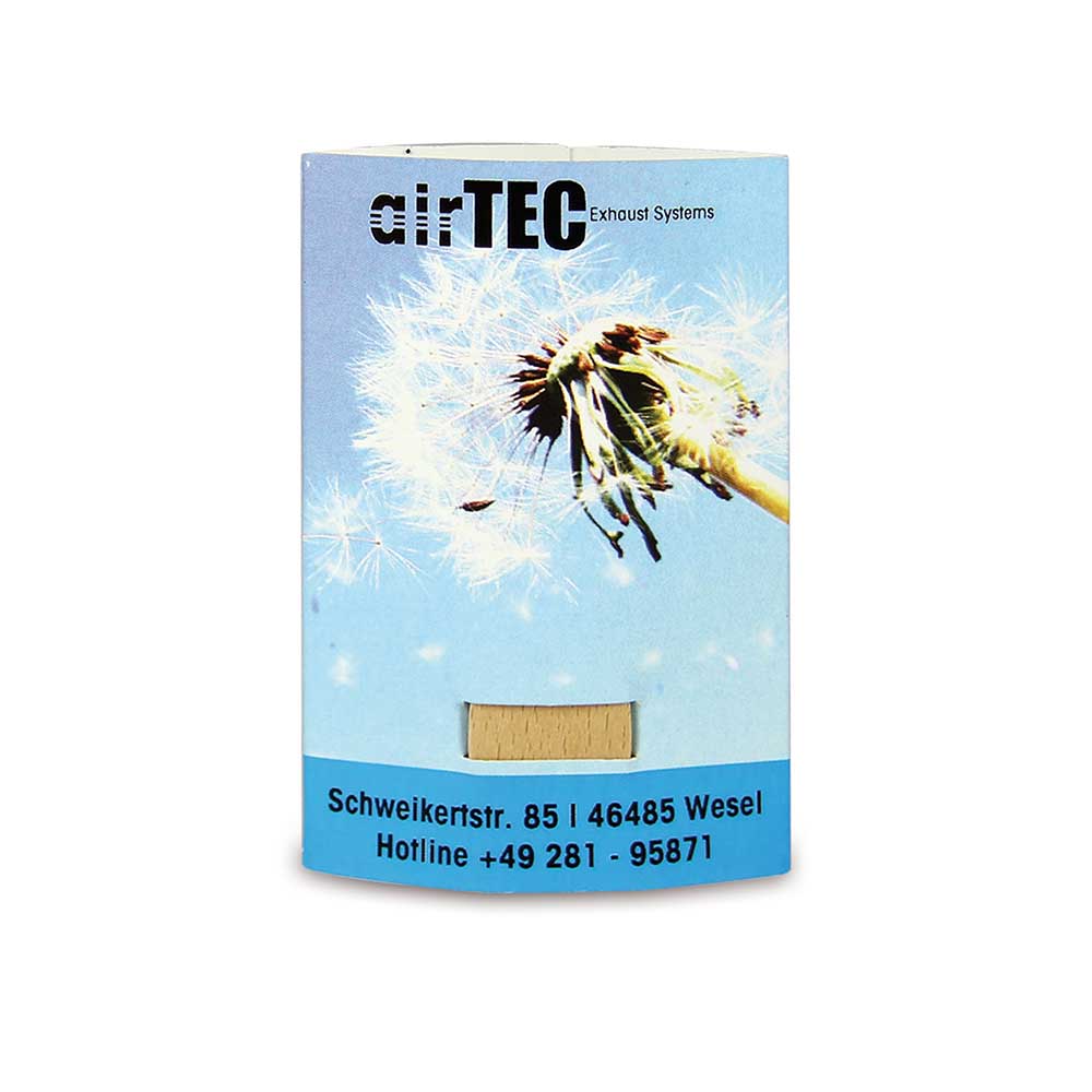 Pflanz-Stick mit Samen - Petersilie, 1 Seite gelasert