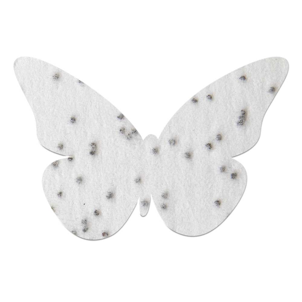 Samenpapier im Klappkärtchen - Schmetterling