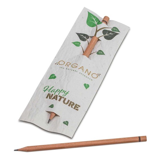 Bleistift im Samenpapieretui - Kresse, Druck 4/4-c