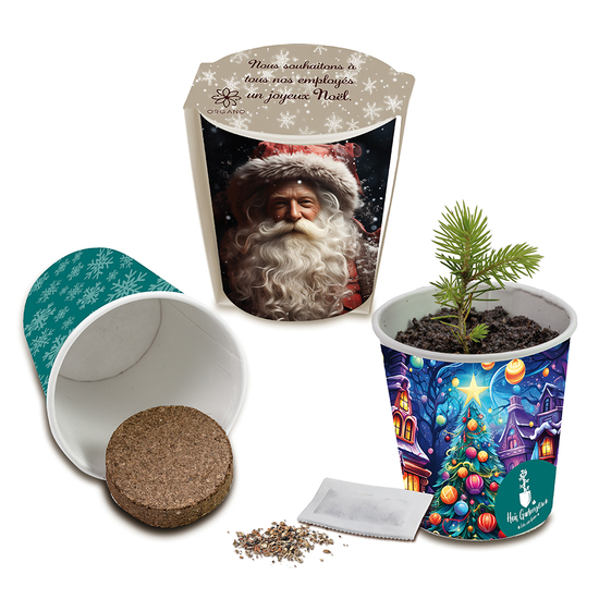 Weihnachtsbaum To-Go - Druck individuell 4/0-c