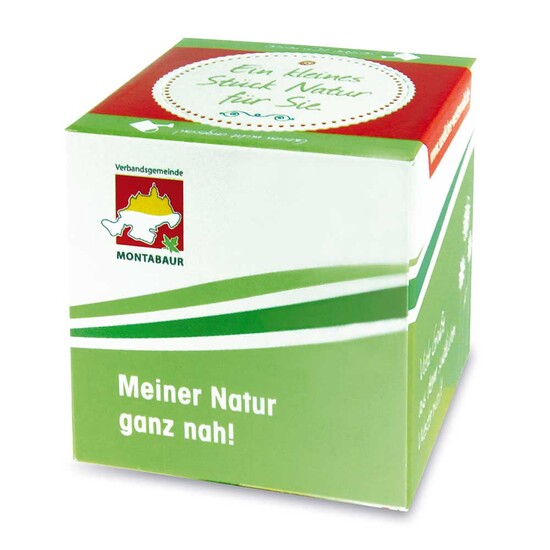 Pflanz-Würfel 2.0 mit Samen - Ringelblume