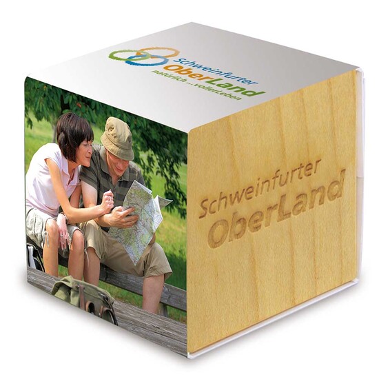 Pflanz-Holz mit Samen - Kräutermischung