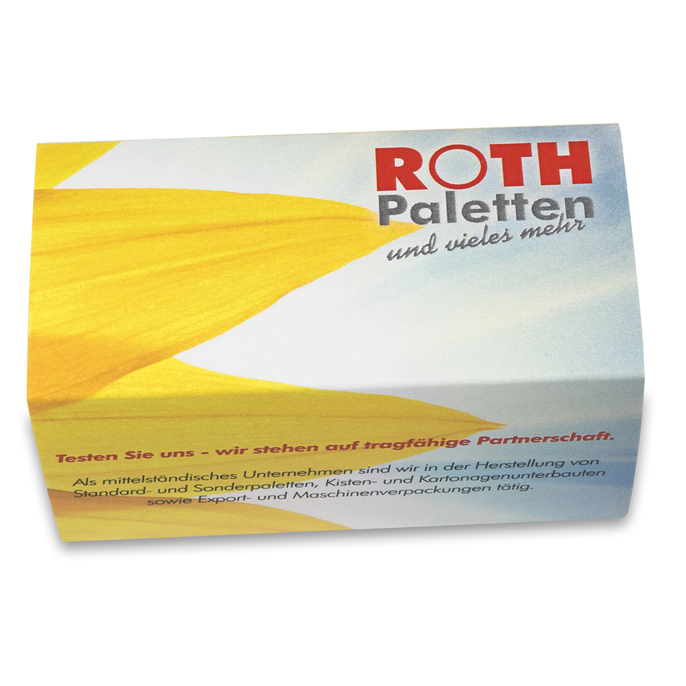 Pflanz-Holz 2er Set mit Samen - Glücksklee-Zwiebel, 2 Seiten gelasert (* Je nach Verfügbarkeit der Glücksklee-Zwiebeln)