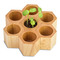 Pflanz-Holz Hexagon mit Samen - Gewürzpaprika