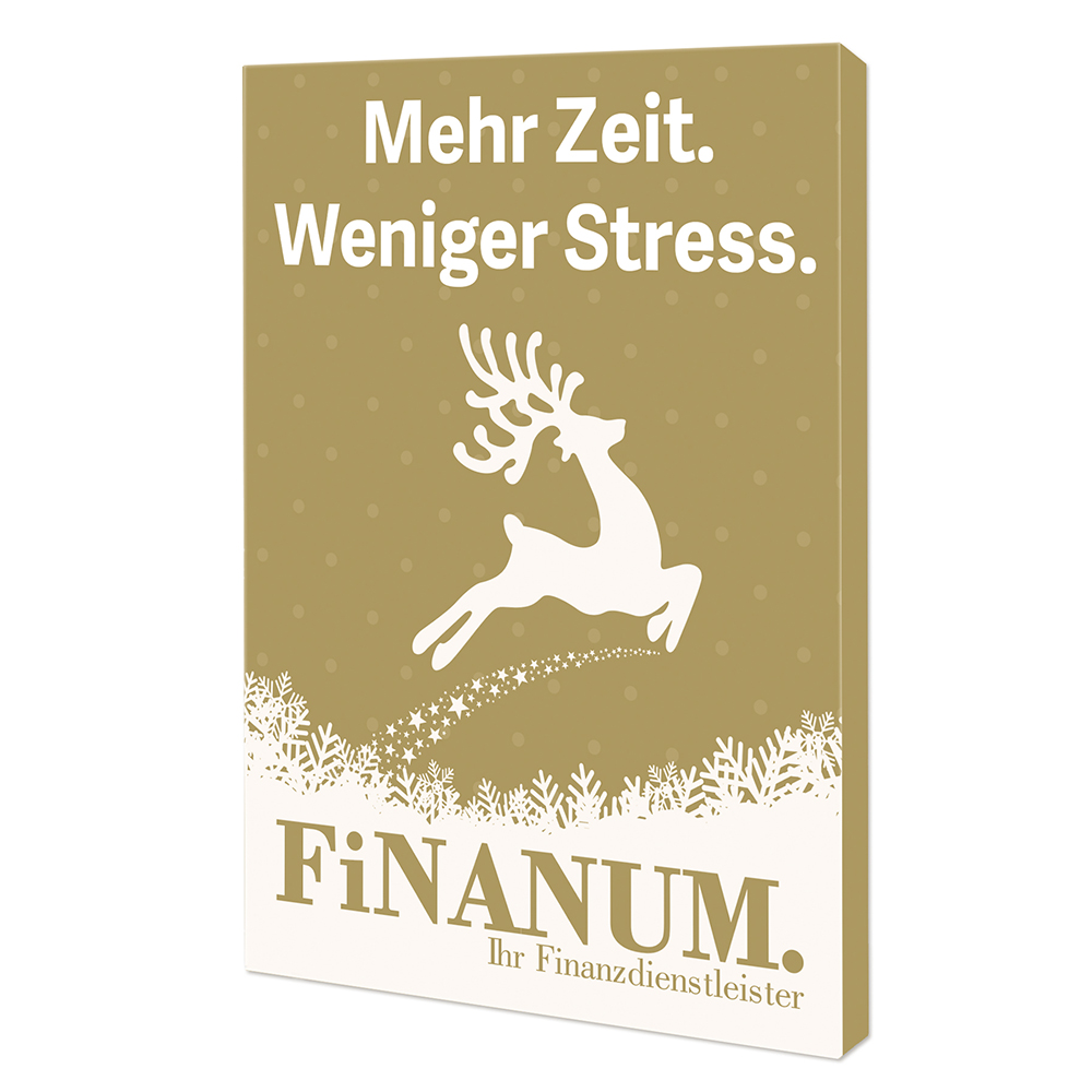 Mal-Set A6 - Weihnachten - Malset mit individuellen Vorder- und Rückseiten