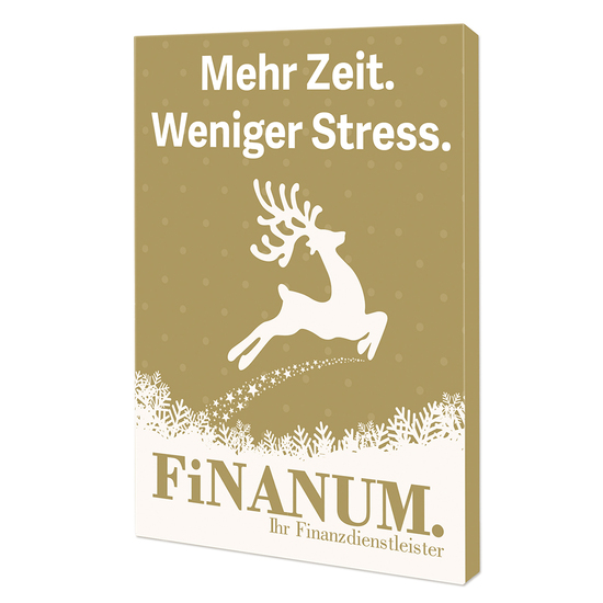 Mal-Set A6 - Weihnachten - Malset mit individuellen Vorder- und Rückseiten