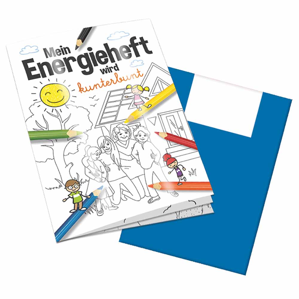 Malbuch / Mal-Set A6 - Energie - Malbuch neutral