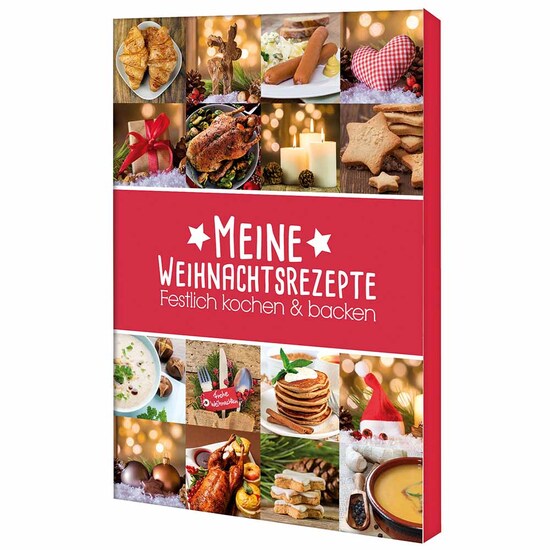 Rezeptbuch-Set "Weihnachten" - Set neutral