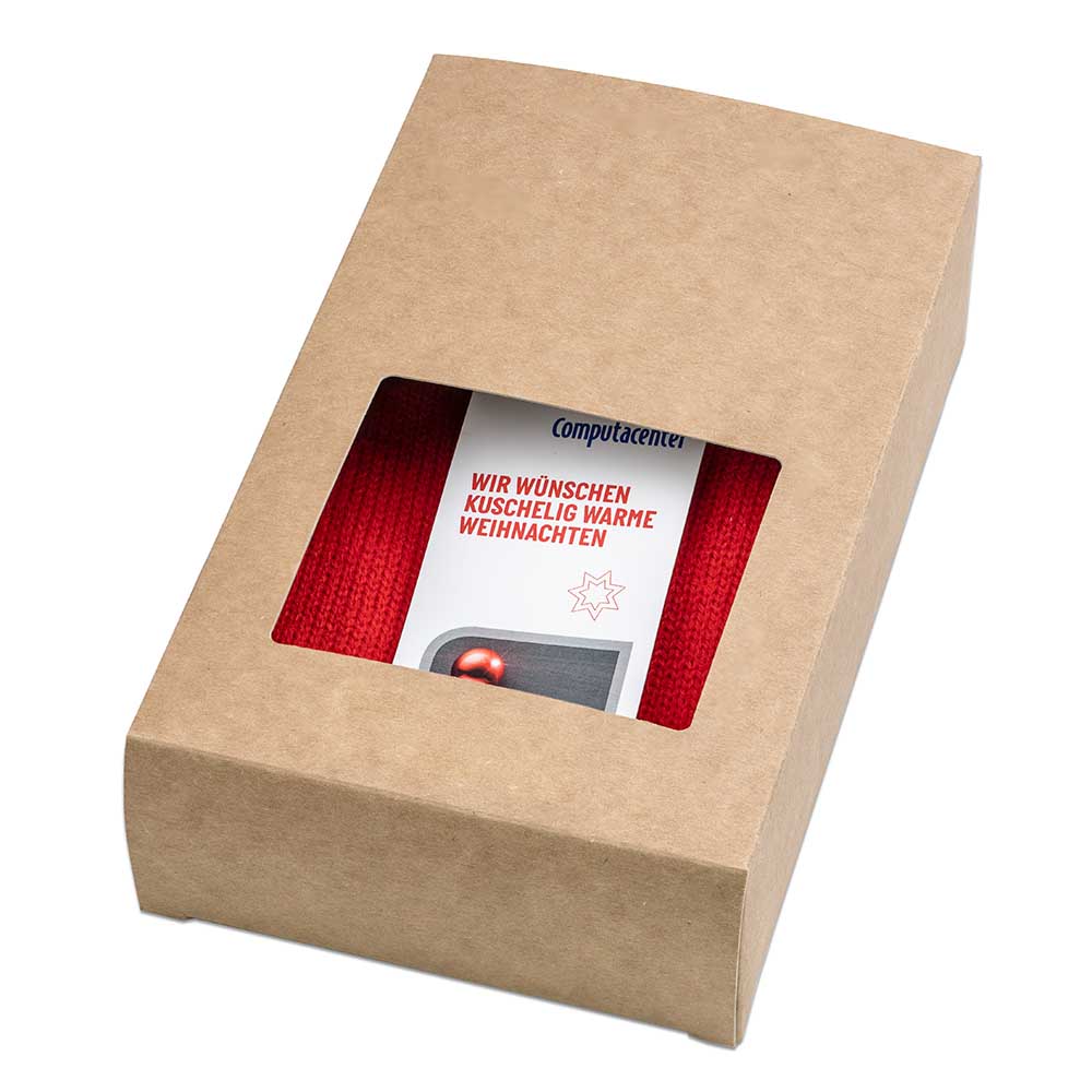 Mini-Wärmflasche - mit Banderole