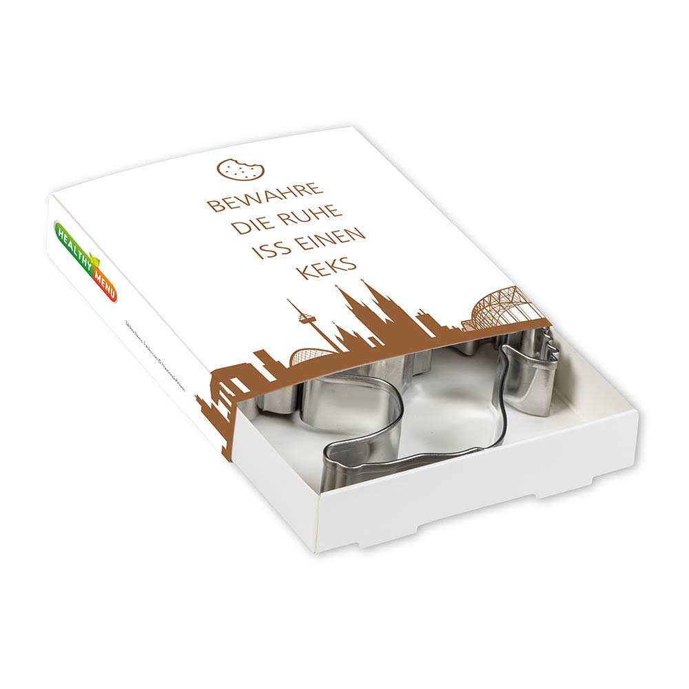 Backförmchen Premium-Box - Xmas - Tannenbaum + Stern