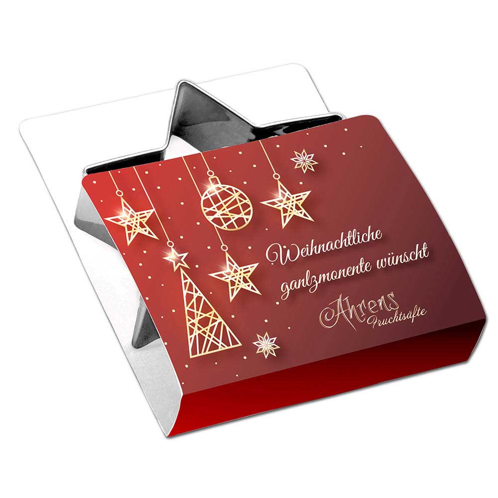 Backförmchen Single-Pack - Weihnachten - Hufeisen 4/0-c