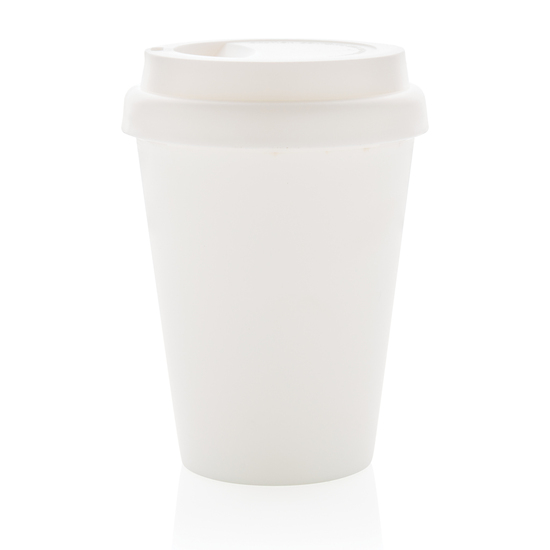 Wiederverwendbarer doppelwandiger Kaffeebecher 300ml
