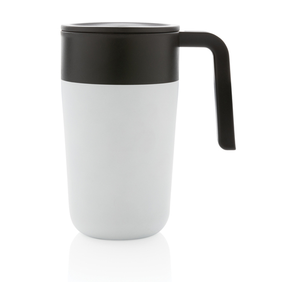 GRS recycelte PP und Stainless Steel Tasse mit Griff