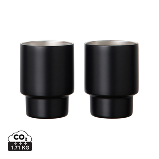 VINGA Nagano RCS recycelte Edelstahlbecher, 2er-Set