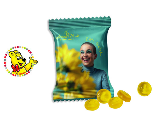 HARIBO Standardformen Werbetüte, Inhalt: HARIBO Smileys ca. 15 g