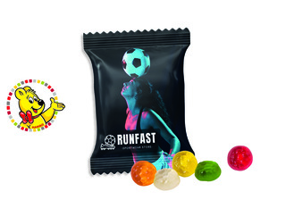 HARIBO Standardformen Werbetüte, Inhalt: HARIBO Fussbälle ca. 10 g