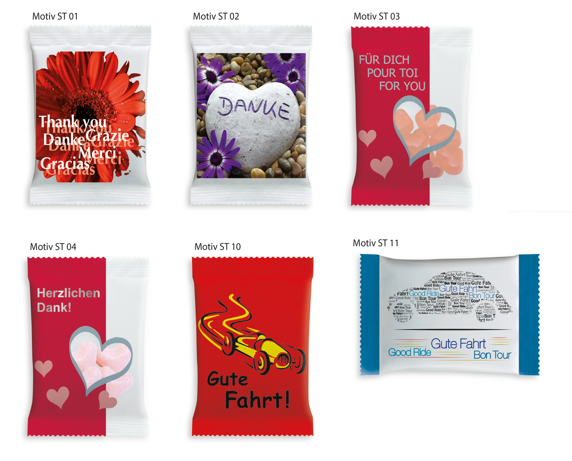 HARIBO Werbetüte Standardmotiv, Inhalt: HARIBO Mini Mix ca. 10 g