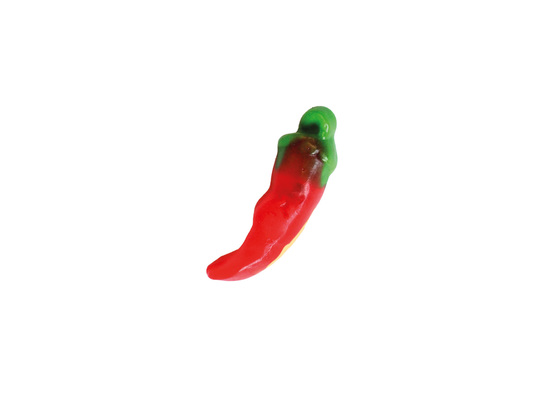 Chili Pepper Werbetüte, Inhalt: Chili Pepper Fruchtgummi mit Schaumzuckerboden ca. 10 g