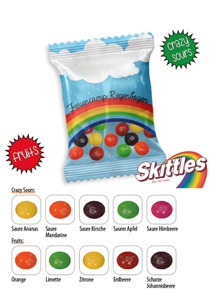 Skittles Werbetüte, Inhalt: Skittles "Fruits"