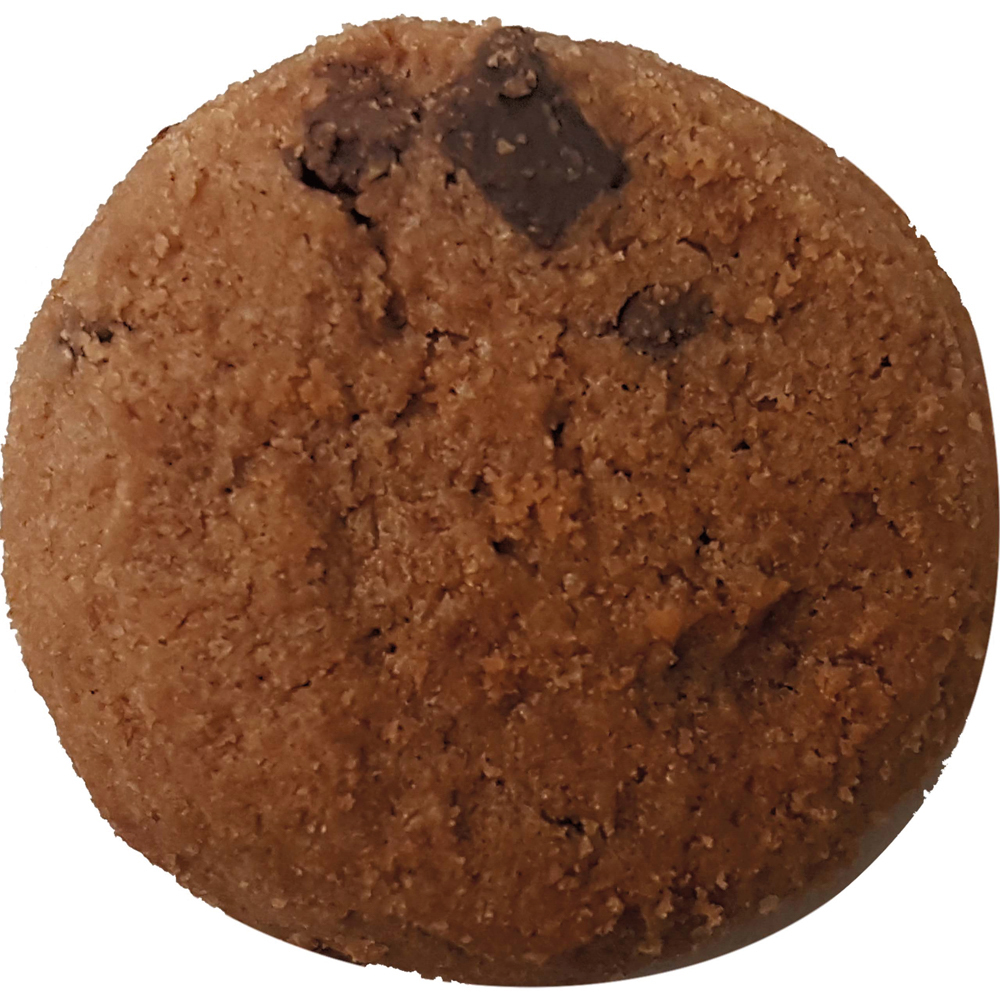 Cookies Bodenstandbeutel mit Werbeaufkleber, Inhalt: Coffee Cookies Cranberry