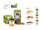 BIO Pasta im Bodenstandbeutel, Inhalt: Bio Spiralen Bunt 14251 ca. 200 g