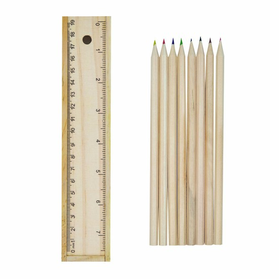 Naturholz-Buntstifte STRAIGHT 56-0504076