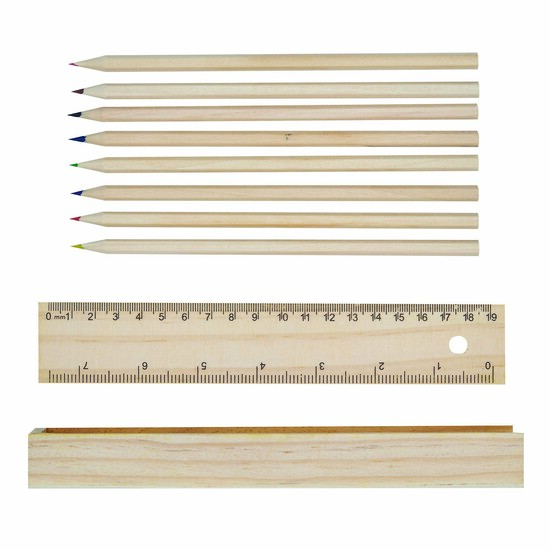 Naturholz-Buntstifte STRAIGHT 56-0504076