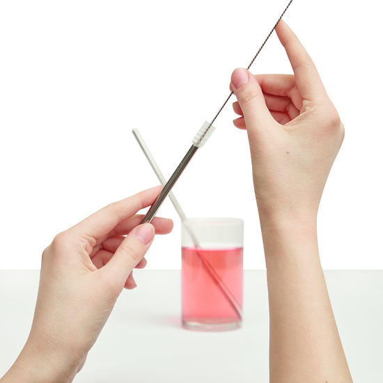 Edelstahl-Strohhalm-Set DRINK FRIENDLY