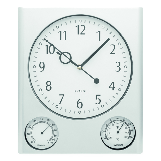 Rechteckige Wanduhr SATURN