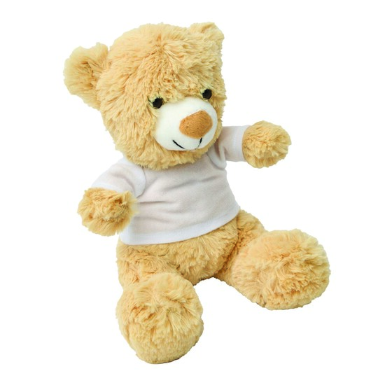 Plüsch-Bär ALEXANDER mit weißem T-Shirt (separat gepackt)