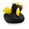 Batduck Superheld schwarz-gelb