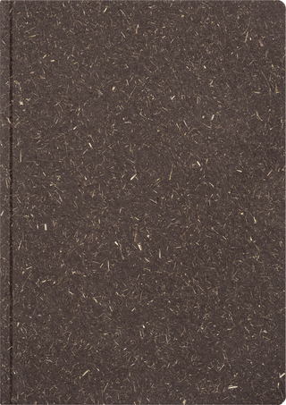 Notizheft Earth Tone A5, braun (soil), Naturpapier
