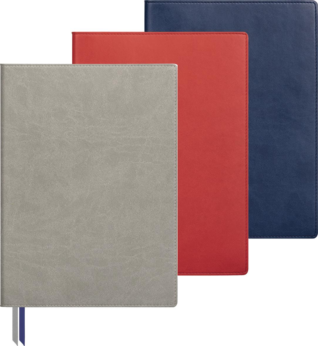 Notizbuch Office Recycling Flex A5+, blau/grau, flexibler Einband