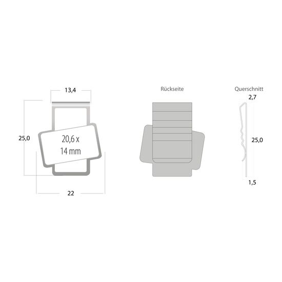 ROMINOX® Shape Clip - Variante B