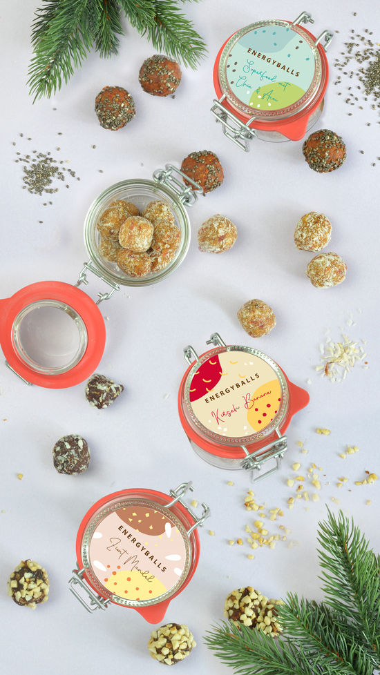 Bügelglas XS Energyballs Superfood