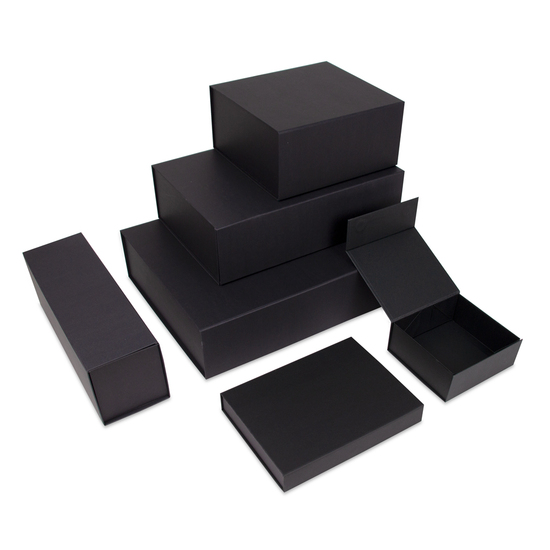 Luxus Magnetfaltkartonagen VPD042 42,5 x 33,3 x 9,7 cm schwarz