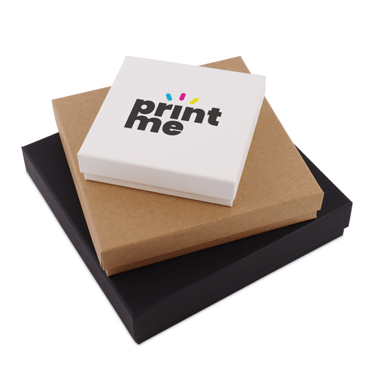 Stülpdeckel Kartonage  VPL002 26 x 26+4,1 cm  schwarz