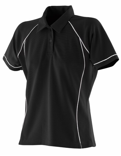 Ladies` Piped Performance Polo