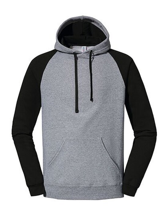 JZ96CR JERZEES Nublend® Colour-Block Raglan Hooded Sweatshirt