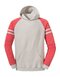 JZ97CR0 JERZEES Nublend® Varsity Colour-Block Hooded Sweatshirt