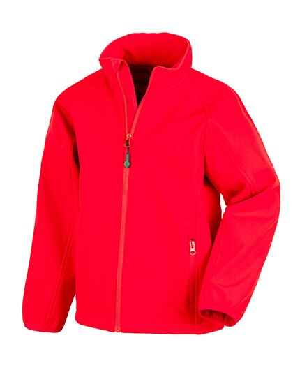 RT901J Result Genuine Recycled Recycled 2-Layer Printable Junior Softshell Jacket